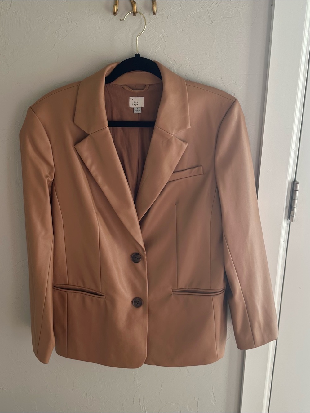 a new day Camel/Tan Single-Breasted Blazer